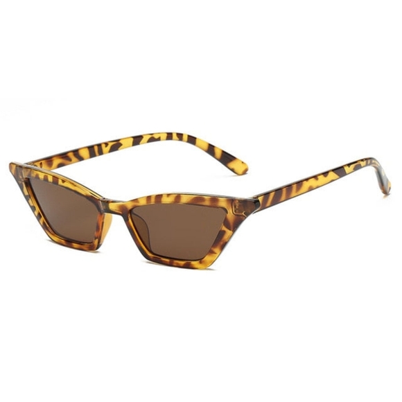 ❤️ CAT EYE Leopard print turtle shell Sunglasses Summer Fashion - Picture 12 of 15
